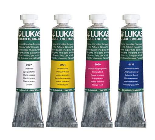 LUKAS Aquarell Watercolor Medium (50 ml) – Gum Arabic Bottle – Watercolor  Binder for Glue Paints 